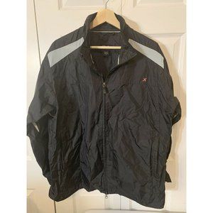 Izod Perform X Windbreaker Men’s Sz L Black‎